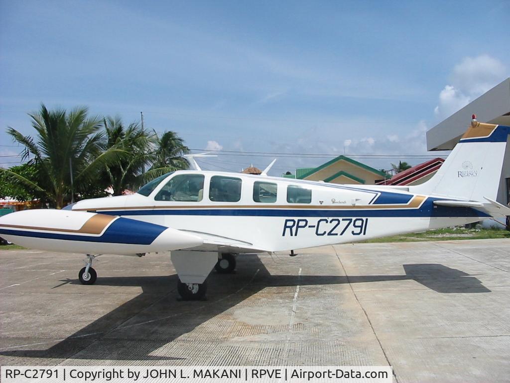 RP-C2791, 1979 Beechcraft A36 Bonanza C/N E-1502, ex N661K Bonanza A36 now in Philippine registry as RP-C2791