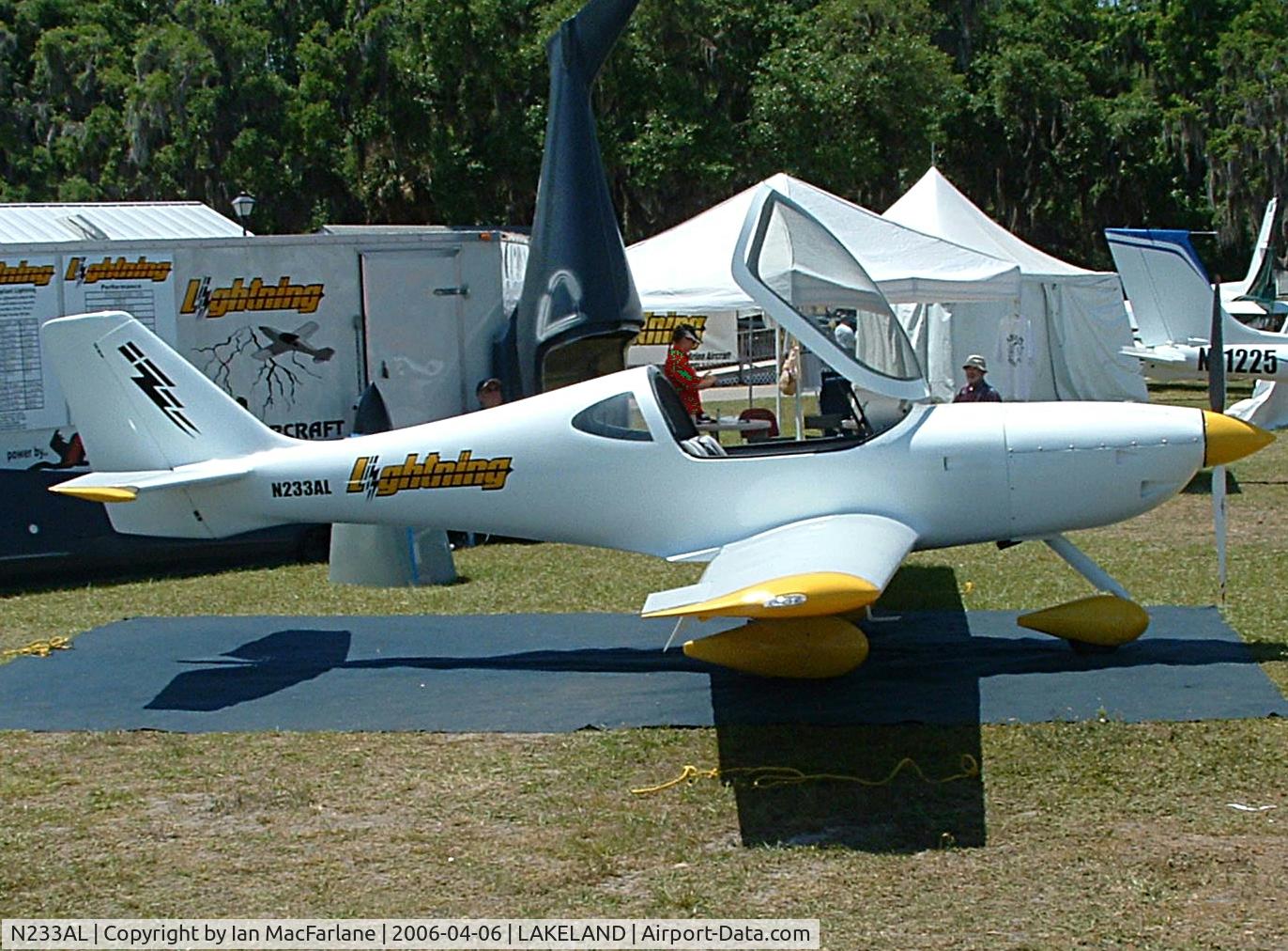 N233AL, 2006 Arion Lightning LS-1 C/N 01, Lightning