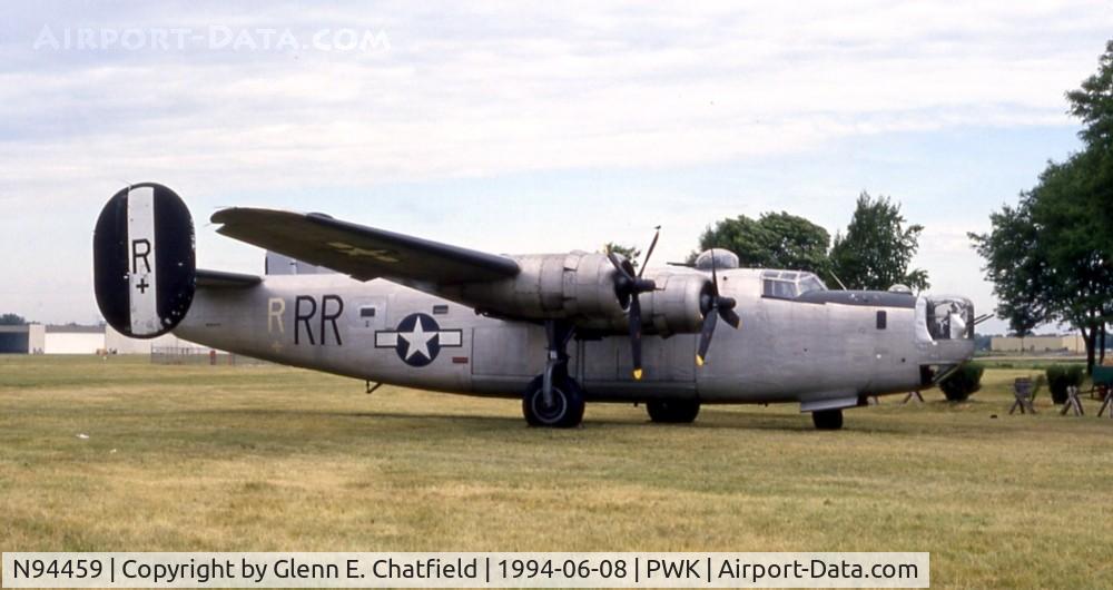 N94459, 1944 Consolidated B-24J Liberator C/N 1567, Sitting by 94th Aero Squadron