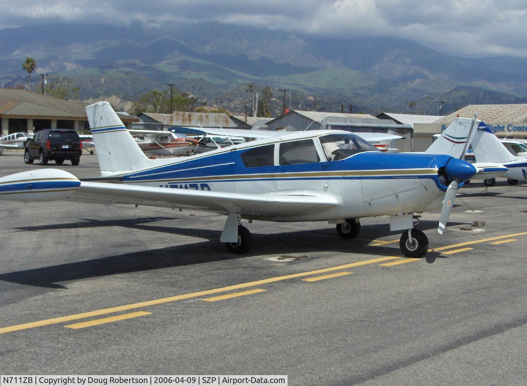 N711ZB, 1960 Piper PA-24-250 Comanche C/N 24-1794, 1960 Piper PA-24-250 COMANCHE, Lycoming O-540-E 250 Hp