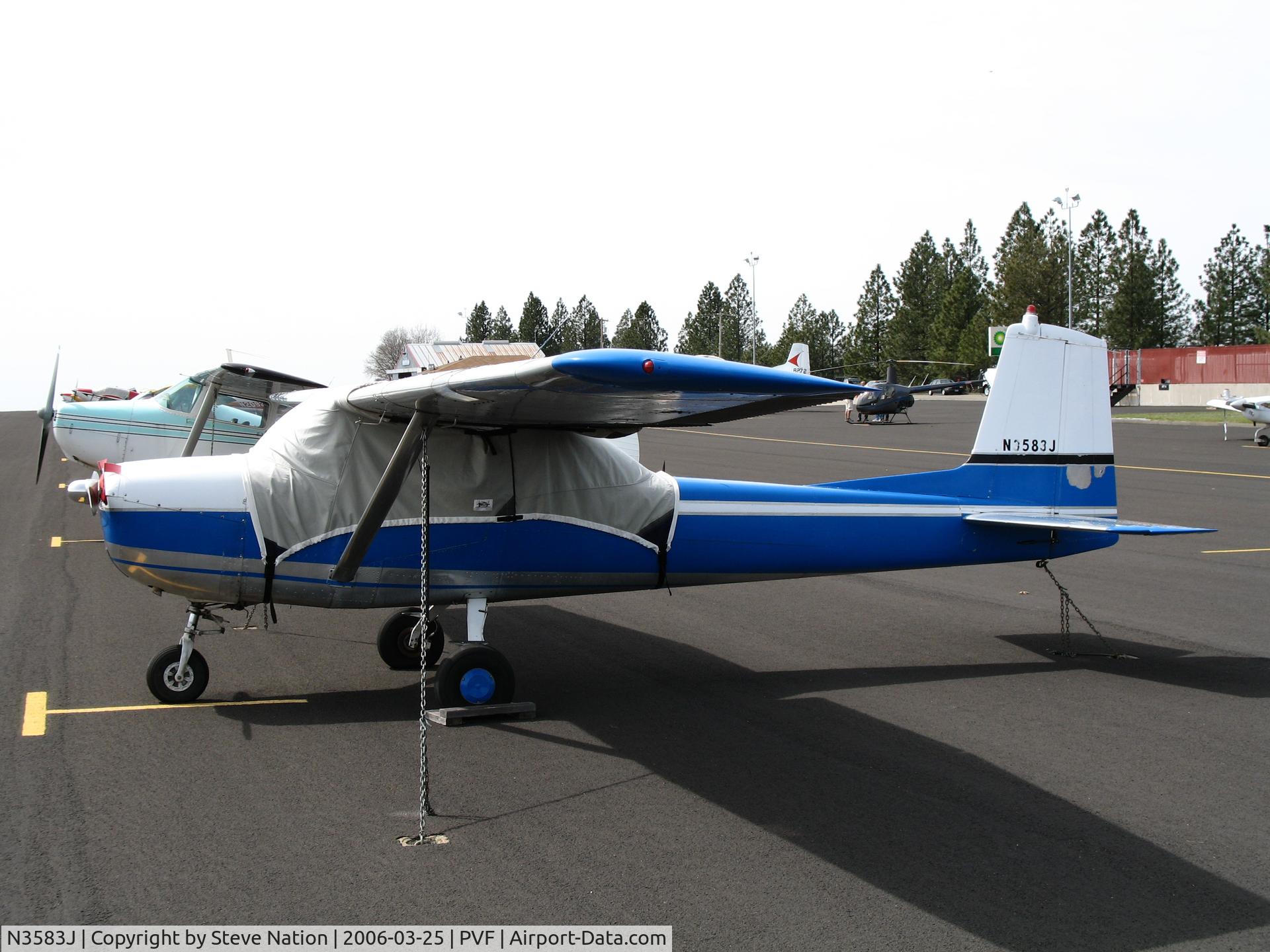 N3583J, 1965 Cessna 150E C/N 15061283, 1965 Cessna 150E @ sunny and cool Placerville Airport, CA