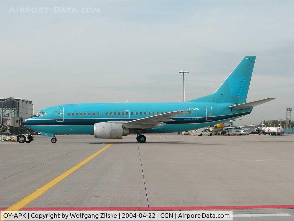 OY-APK, 1997 Boeing 737-5L9 C/N 28995, op for BAG
