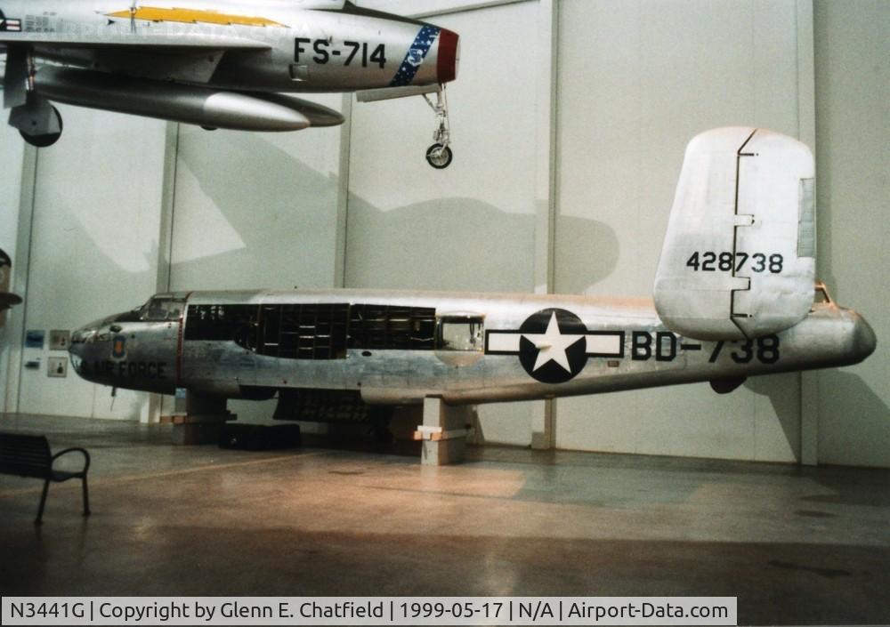 N3441G, North American TB-25N Mitchell C/N 108-32013 (44-28738), Displayed as cut-away in Strategic Air and Space Museum in Ashland, NE