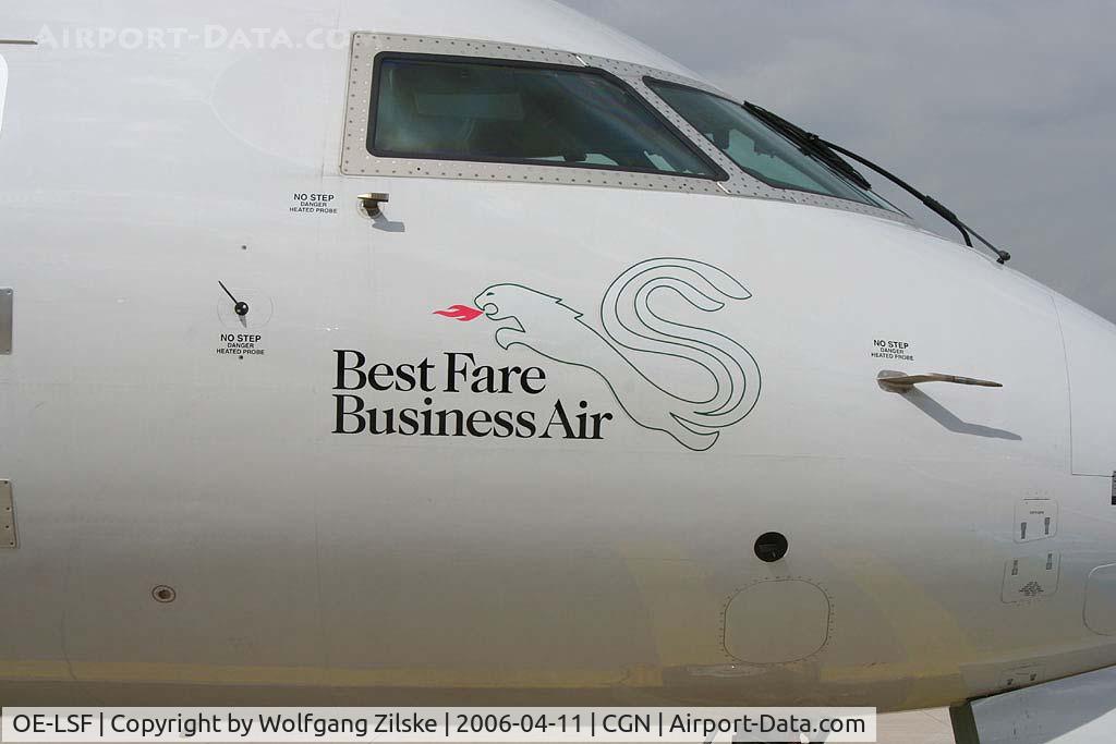 OE-LSF, Bombardier CRJ-702 (CL-600-2C10) Regional Jet C/N 10217, Titles on OE-LSF