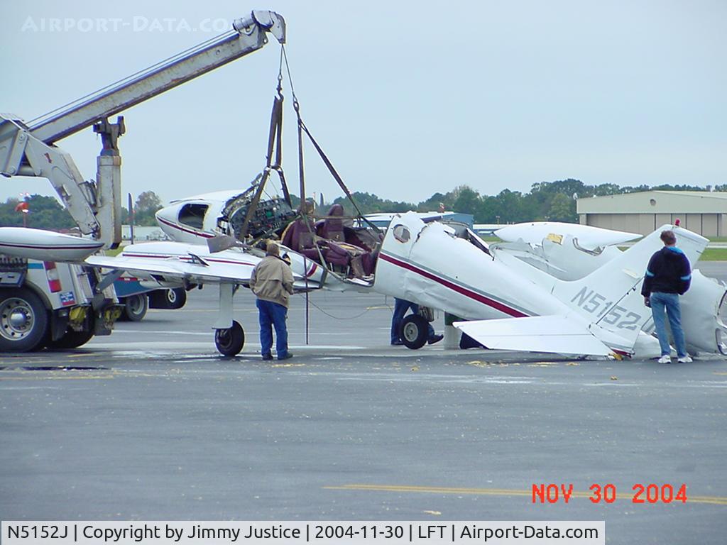 N5152J, 1975 Cessna 340 C/N 340-0542, Aircraft destroyed when fuel fumes in cabin ignited during maintenance. One minor injury sustained.