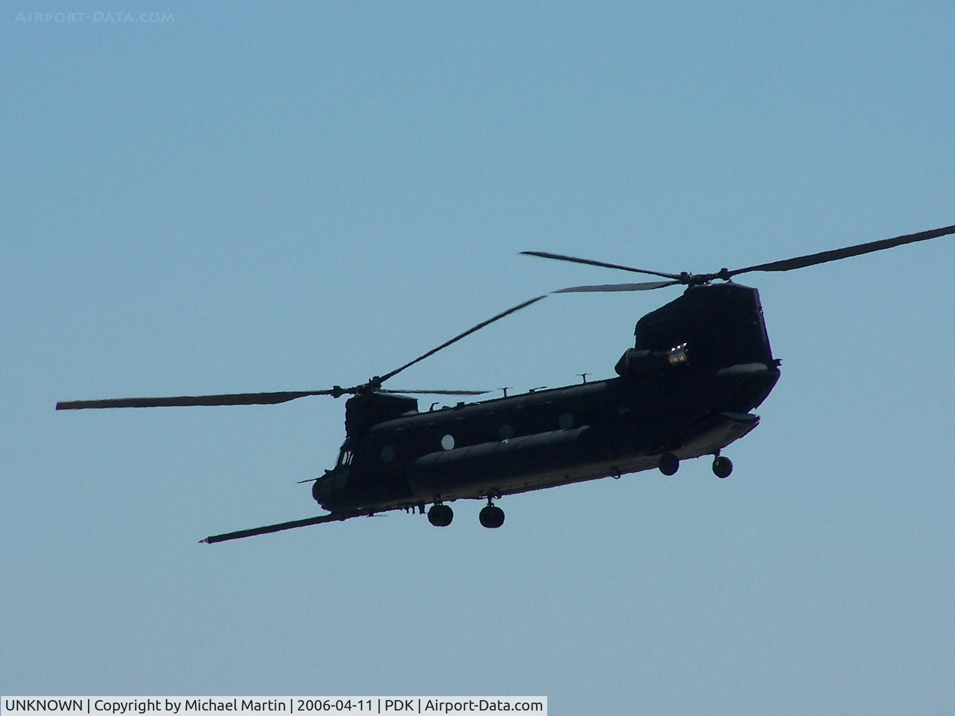 UNKNOWN, Helicopters Various C/N unknown, Georgia National Guard Chinook At Mercury Air Service