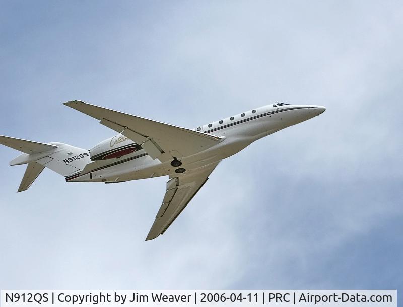N912QS, 1997 Cessna 750 Citation X Citation X C/N 750-0012, Photographed at Prescott, AZ