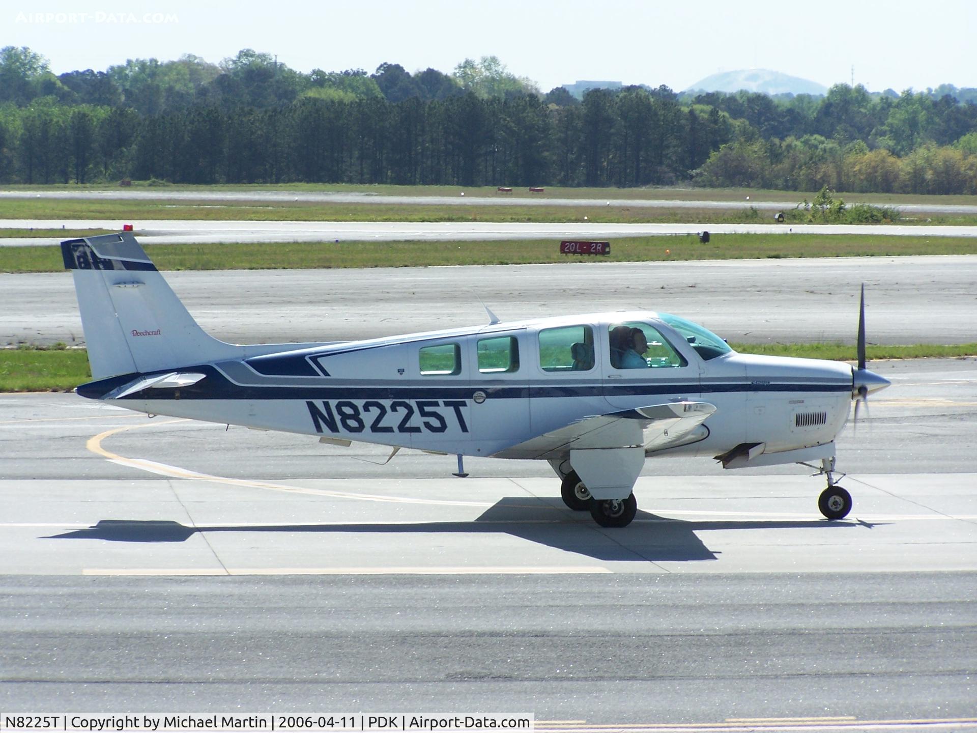N8225T, 1993 Beech A36 Bonanza 36 C/N E-2801, Taxing to Runway 2L
