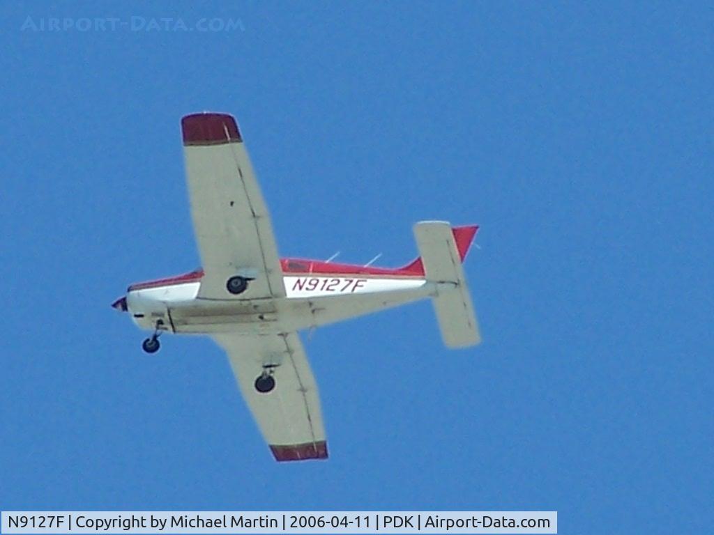 N9127F, 1993 Piper PA-28-161 C/N 2816106, Bottom side down, shiney side up!