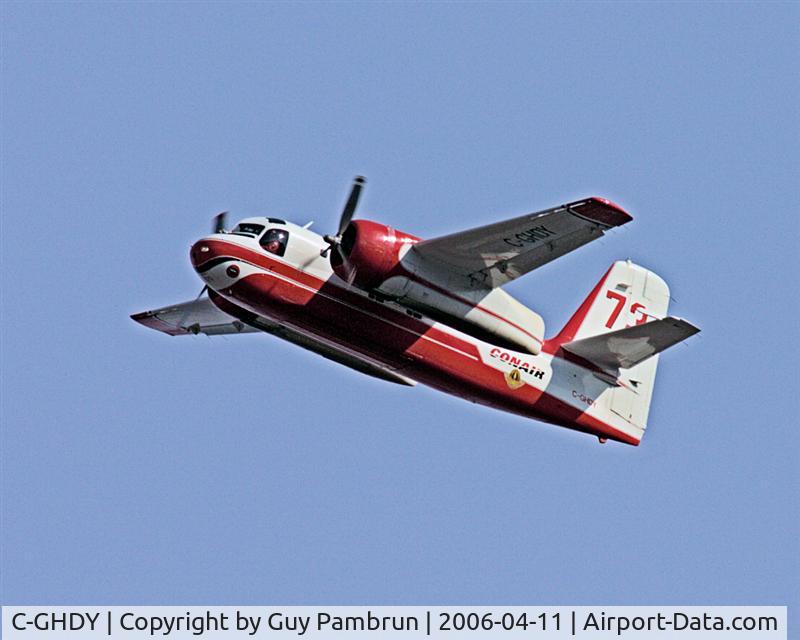 C-GHDY, 1957 Grumman (Conair) S-2 Firecat (G-89) C/N 029 (136465 MSN 374), Owned by Conair - Abbotsford, B.C.