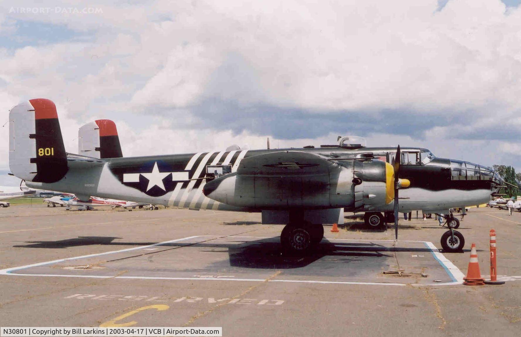 N30801, 1944 North American TB-25N Mitchell C/N 108-34076, For Doolittle Raiders reuinion