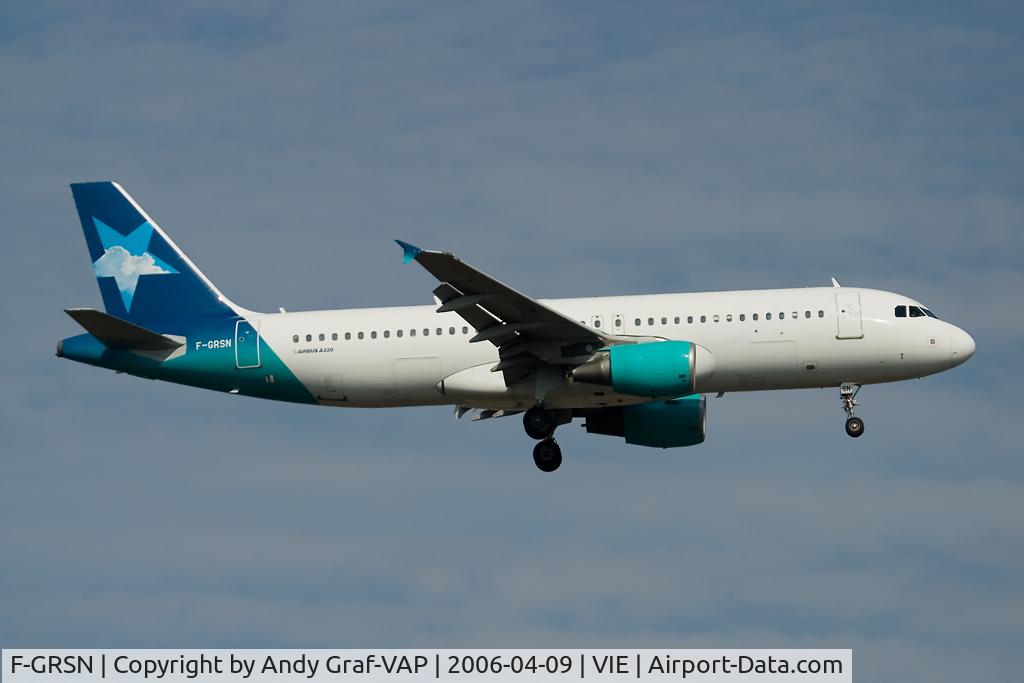 F-GRSN, 2002 Airbus A320-214 C/N 1692, Without titles on a Germanwings flight.