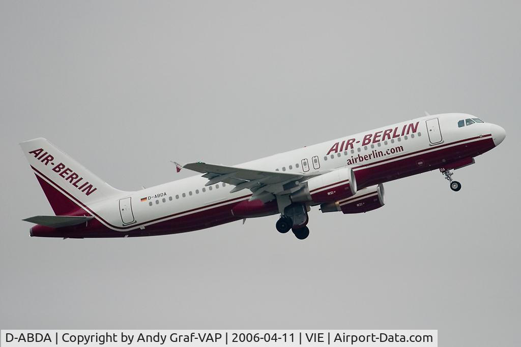 D-ABDA, 2005 Airbus A320-214 C/N 2539, Just after take off RWY29.