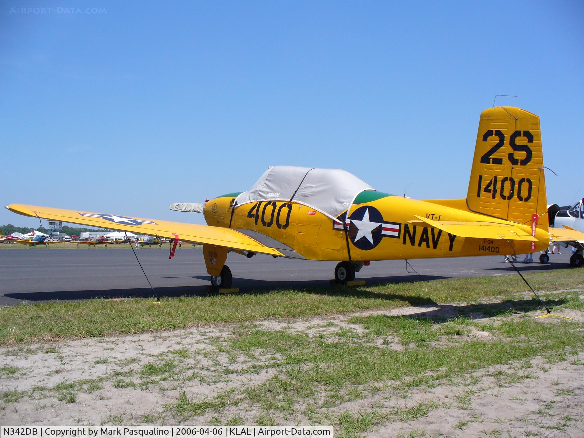 N342DB, 1999 Beech T-34A Mentor Mentor C/N G-107, Beech T-34A