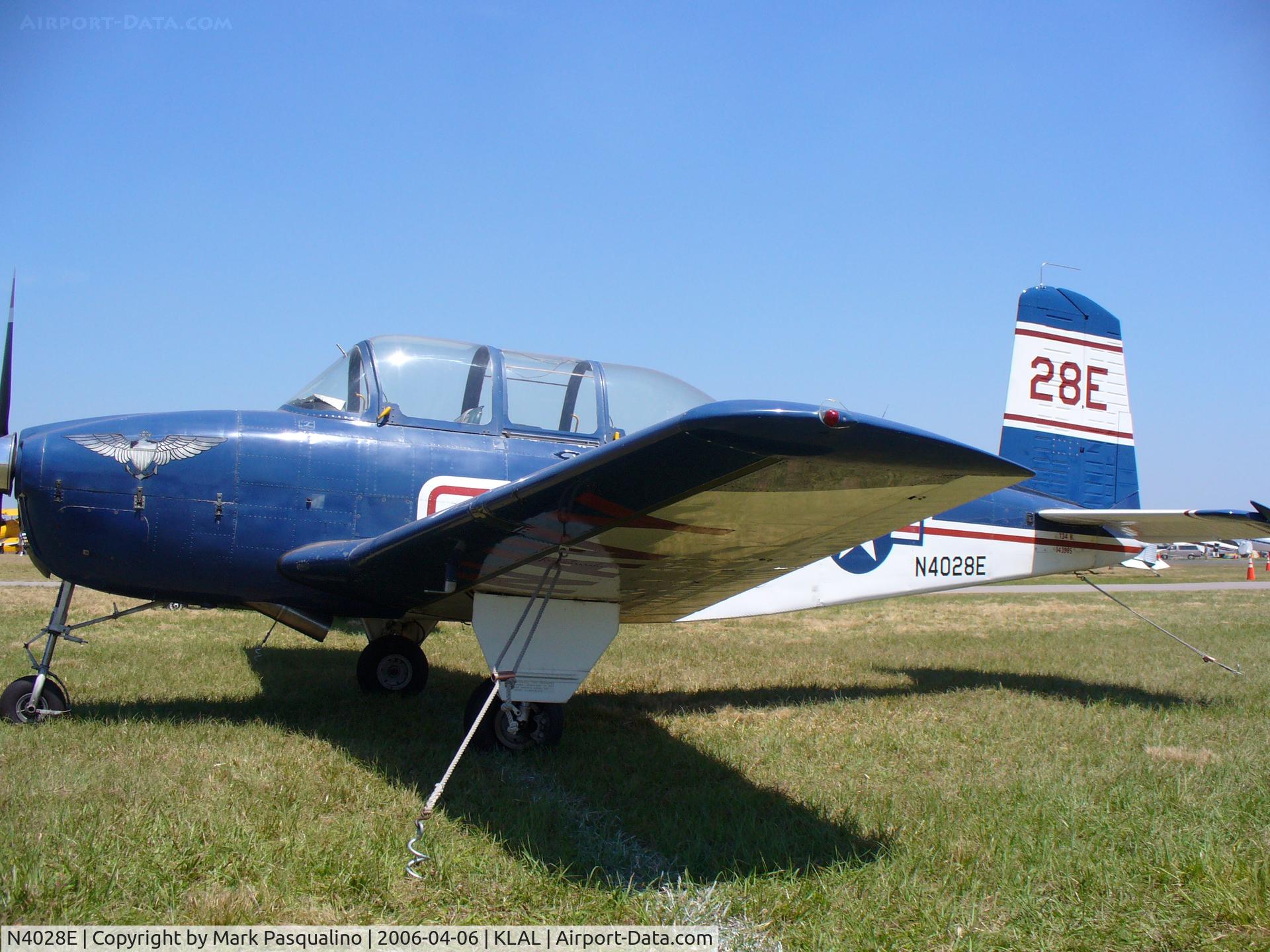 N4028E, 1956 Beech D-45 Mentor C/N BG-292, Beech T-34B