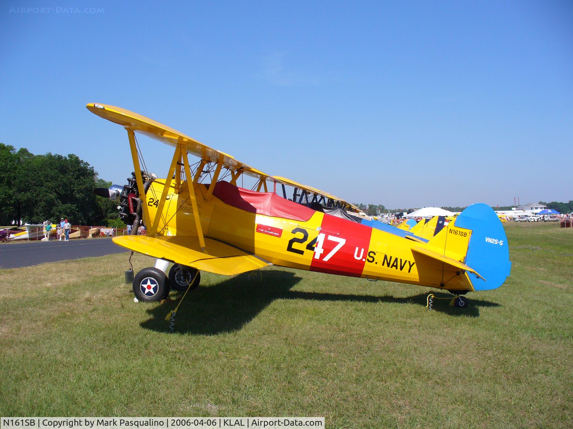 N161SB, 1943 Boeing A75N1(PT17) C/N 75-8209, PT-17