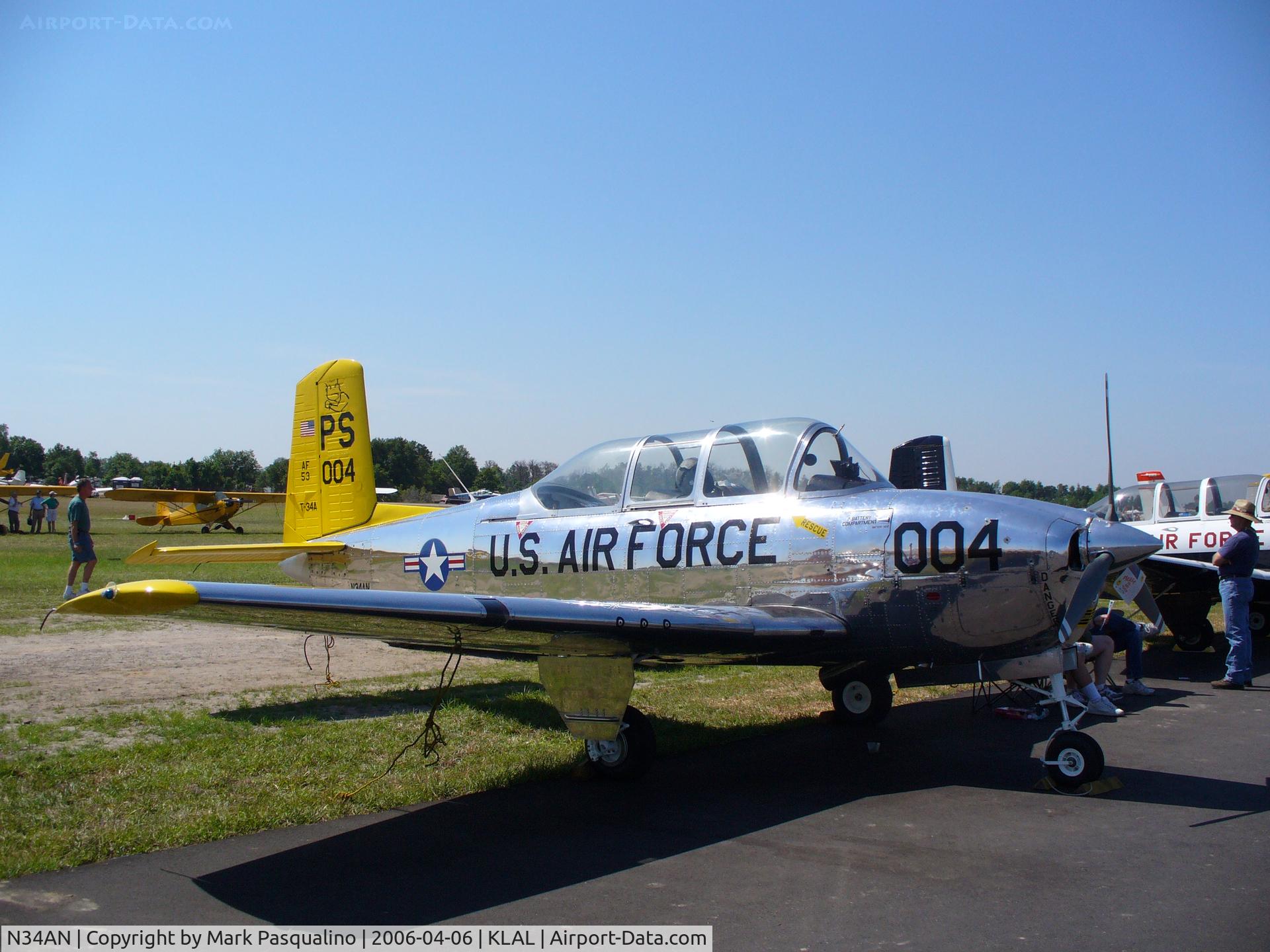 N34AN, 1954 Beech T34 Mentor C/N CG-4, Beech T-34A