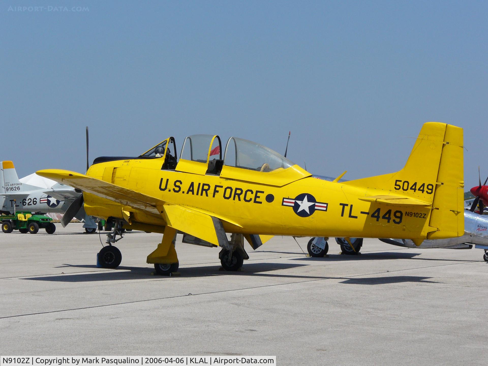 N9102Z, 1951 North American T-28A Trojan C/N 171-7, T-28A