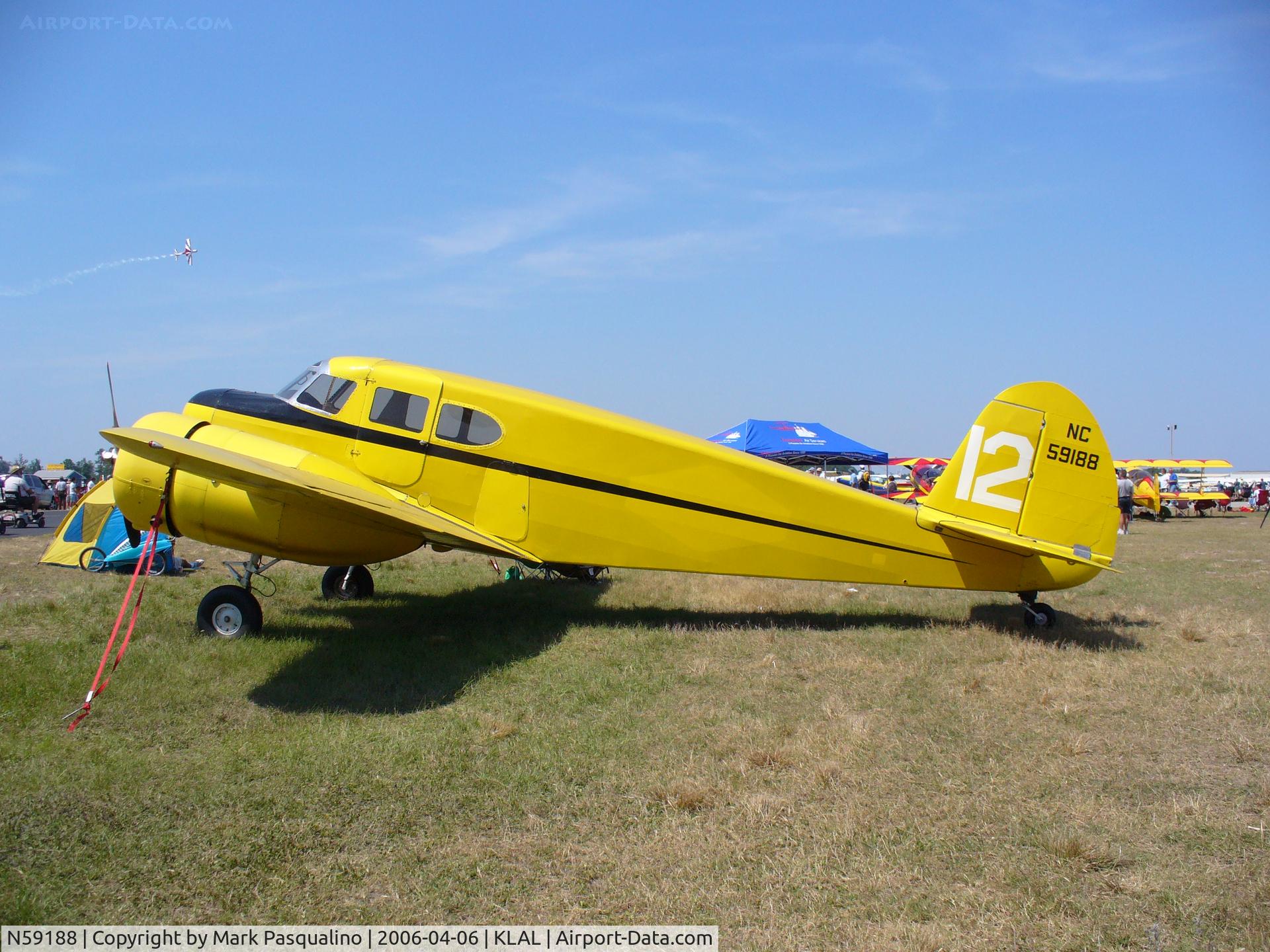 N59188, 1942 Cessna T-50 Bobcat Bobcat C/N 3084, Cessna T-50