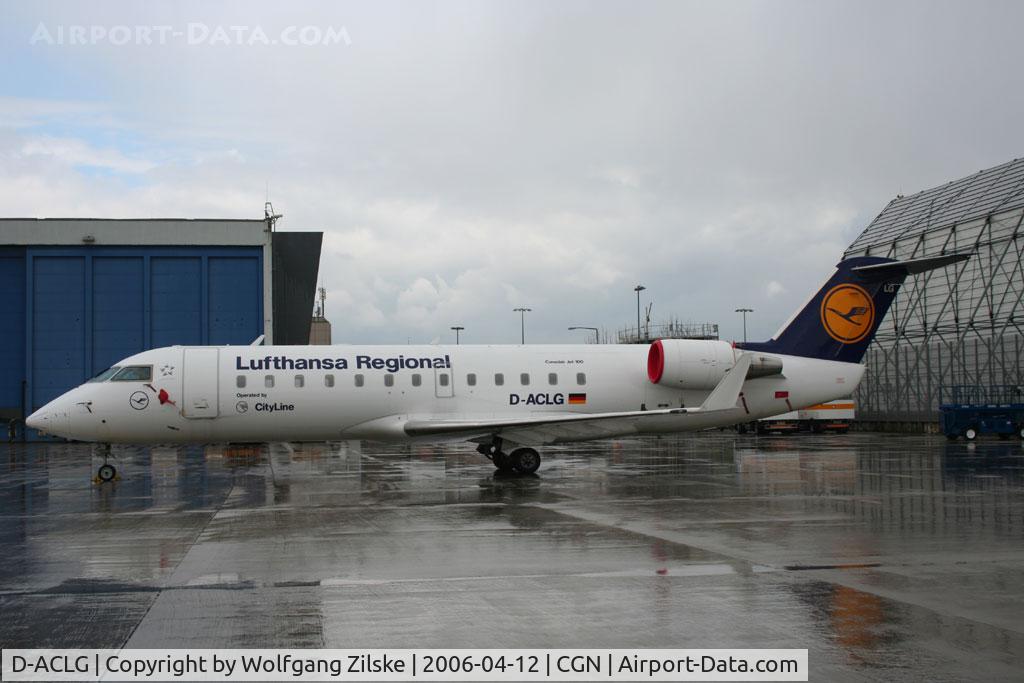 D-ACLG, Canadair CRJ-100LR (CL-600-2B19) C/N 7016, Parked at CGN