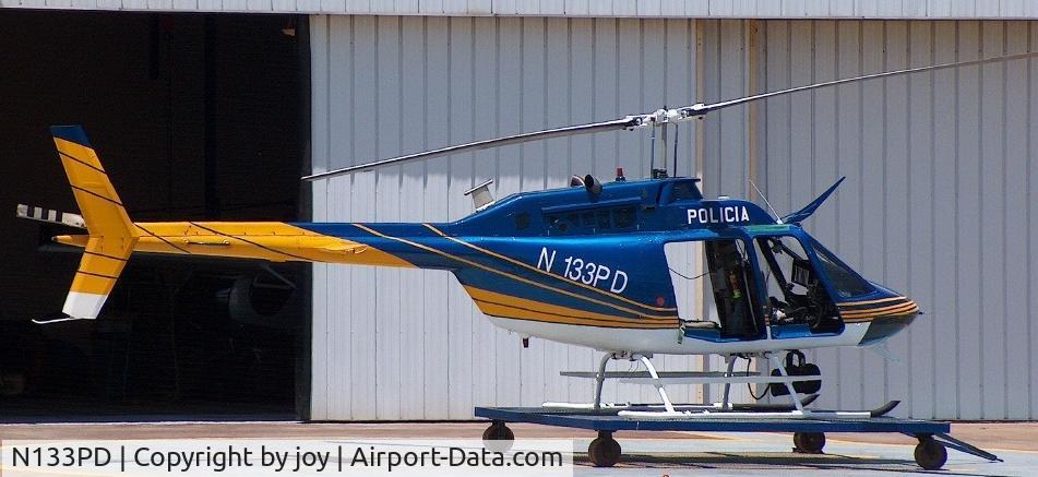 N133PD, 1971 Bell OH-58C Kiowa C/N 41612, This one of five Bell OH58 of Police departments, Also have a  one BK117,one Bell 412, four Bell 407, MD520N (NOTAR)  and two MD500E.
