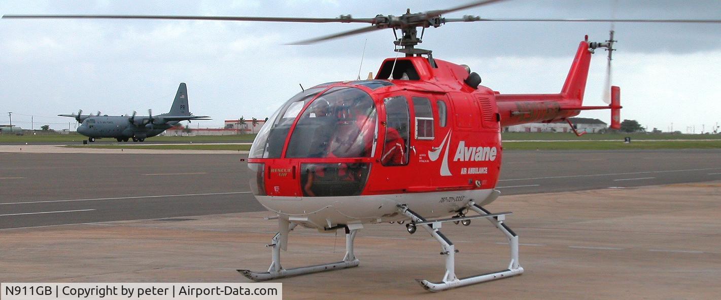 N911GB, 1985 MBB Bo-105CBS C/N S-694, The second MedEvac company in Puerto Rico, aviane air ambulance