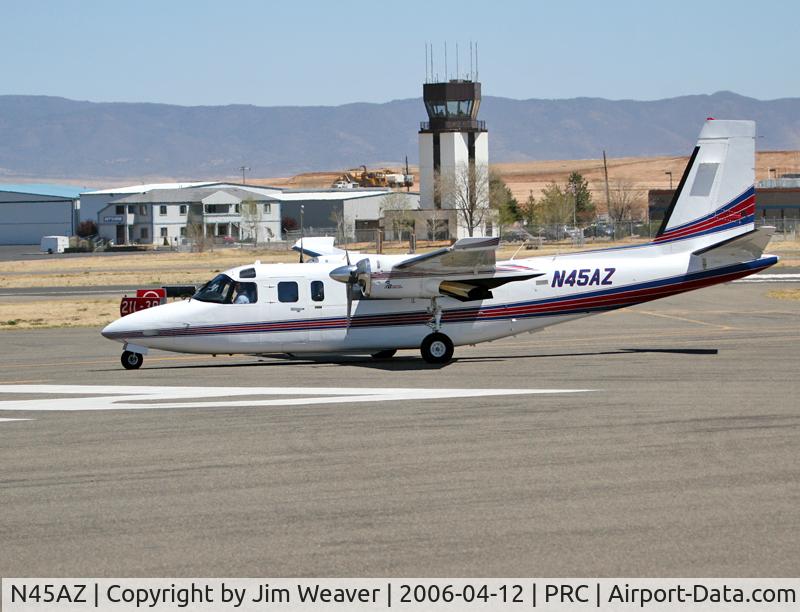 N45AZ, 1977 Rockwell International 690B C/N 11383, Photographed in Prescott, AZ