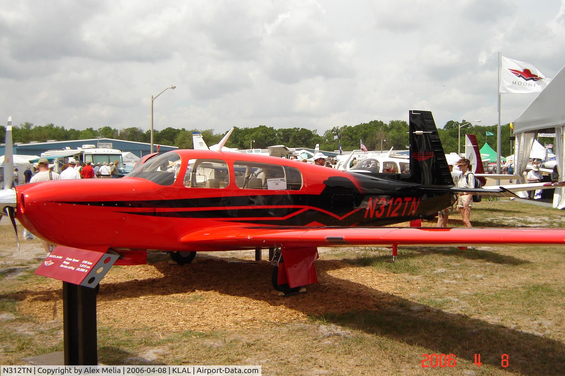 N312TN, 2006 Mooney M20TN Acclaim C/N 31-0002, N312TN at 2006 Sun 'N Fun
