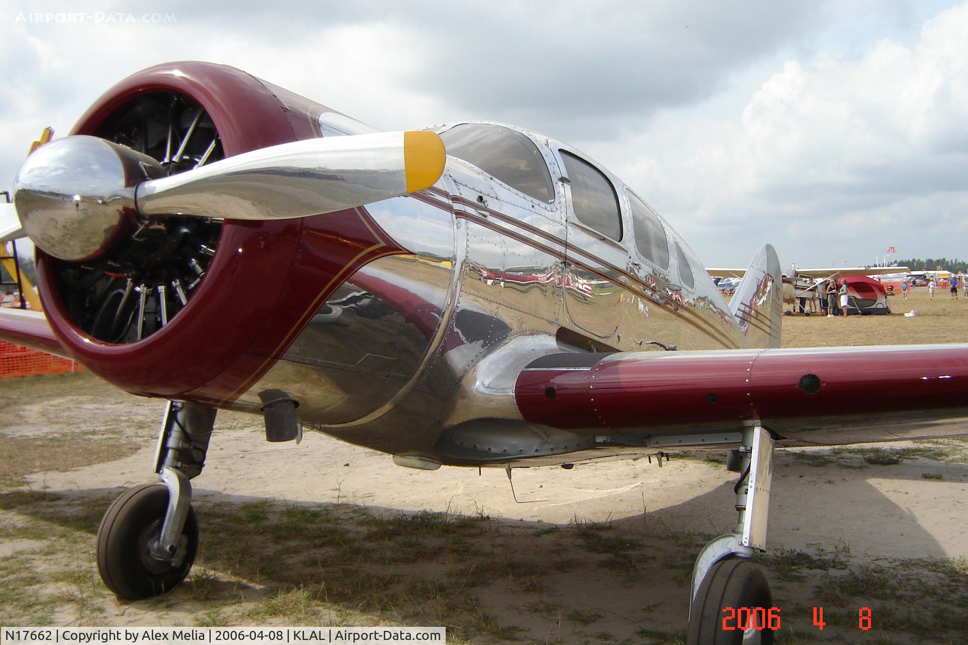 N17662, 1940 Spartan 7W Executive C/N 28, Nose of the great spartan 7W Executive