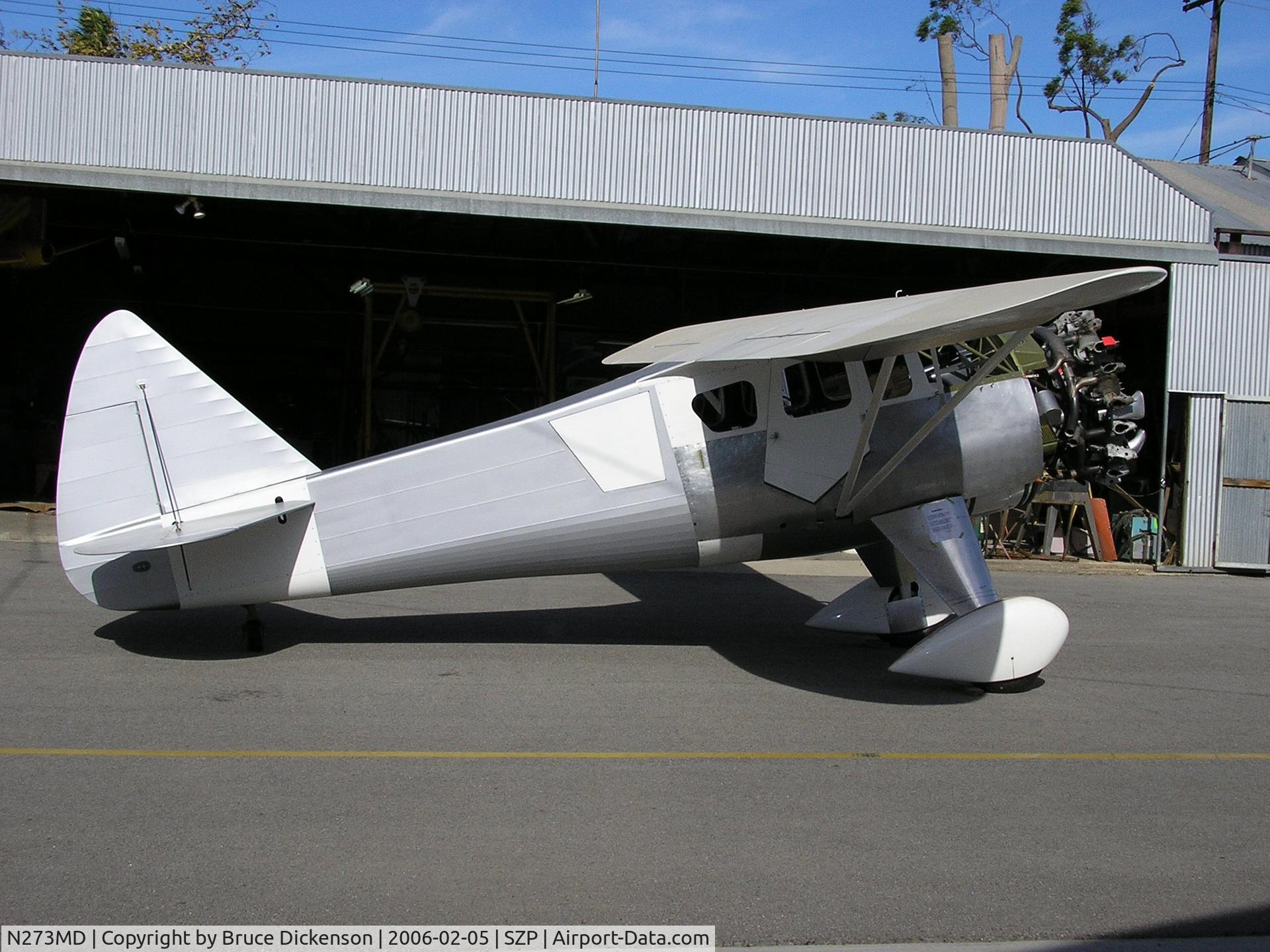 N273MD, 2008 Dickenson Howard DGA-21 (Replicate) C/N 001, Assembled with mock up engine 2/06