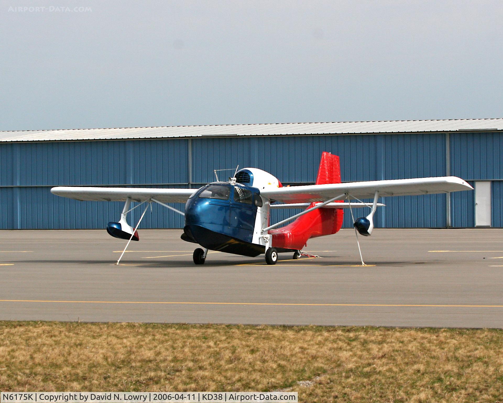 N6175K, 1947 Republic RC-3 Seabee C/N 363, N6175K at KD38.