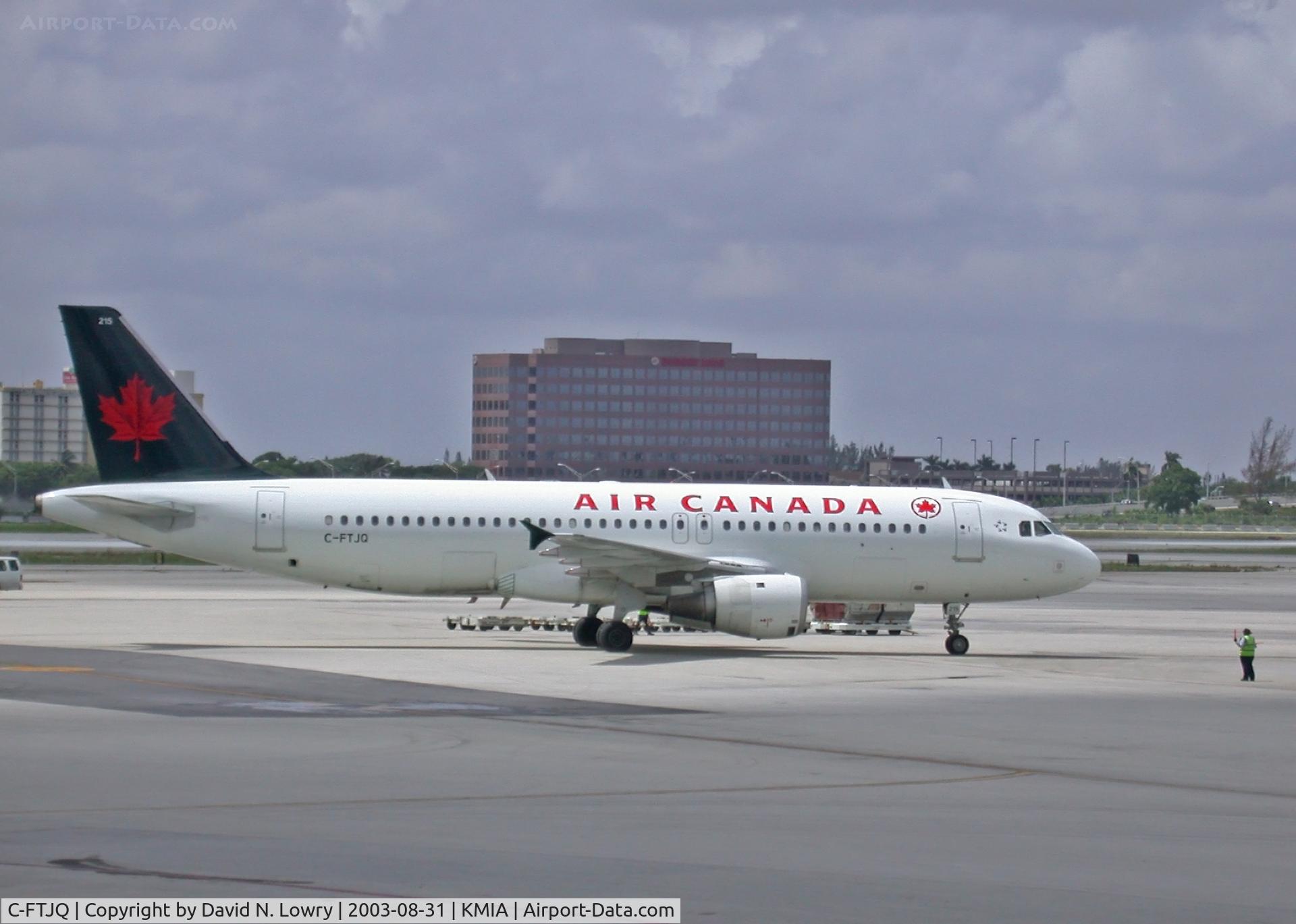 C-FTJQ, 1991 Airbus A320-211 C/N 242, C-FTJQ at KMIA.