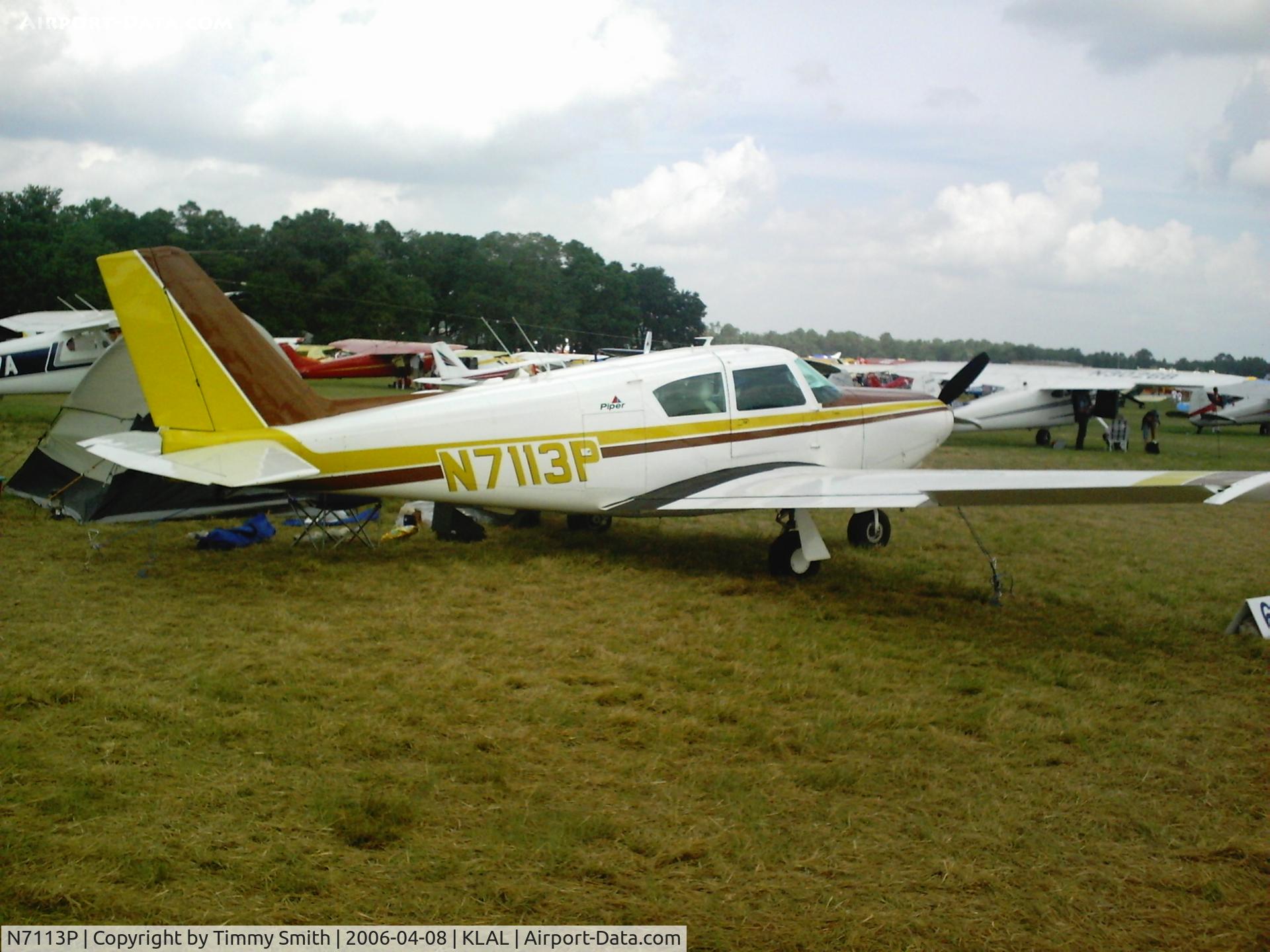 N7113P, 1960 Piper PA-24 Comanche C/N 24-1879,  Piper Commanche at Sun 'N Fun 2006