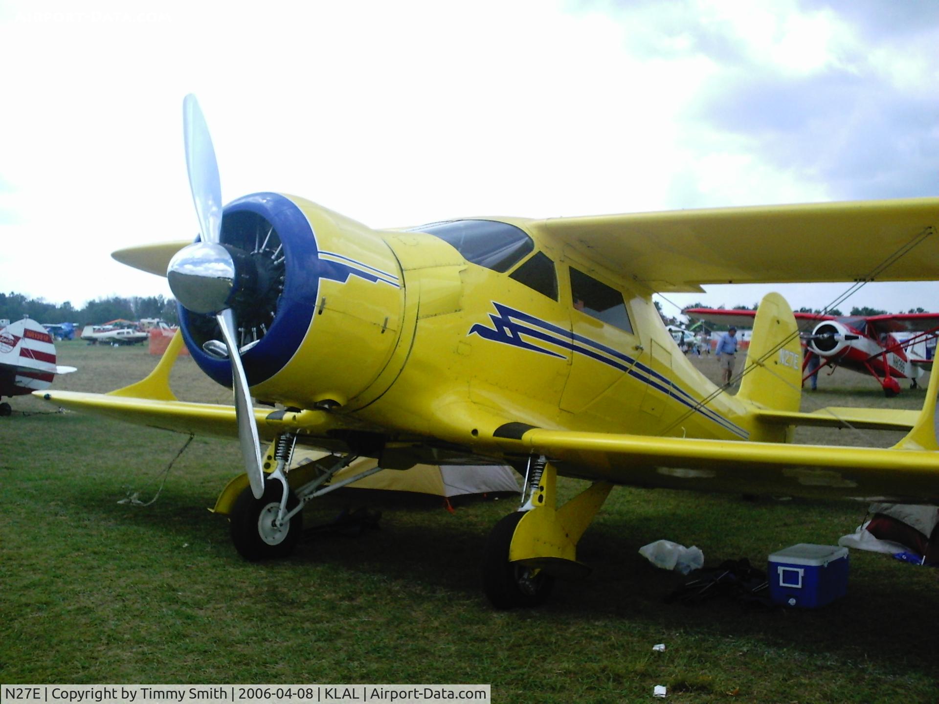 N27E, 1944 Beech D17S Staggerwing C/N 6883, Beechcraft Staggerwing at Sun 'N Fun 2006