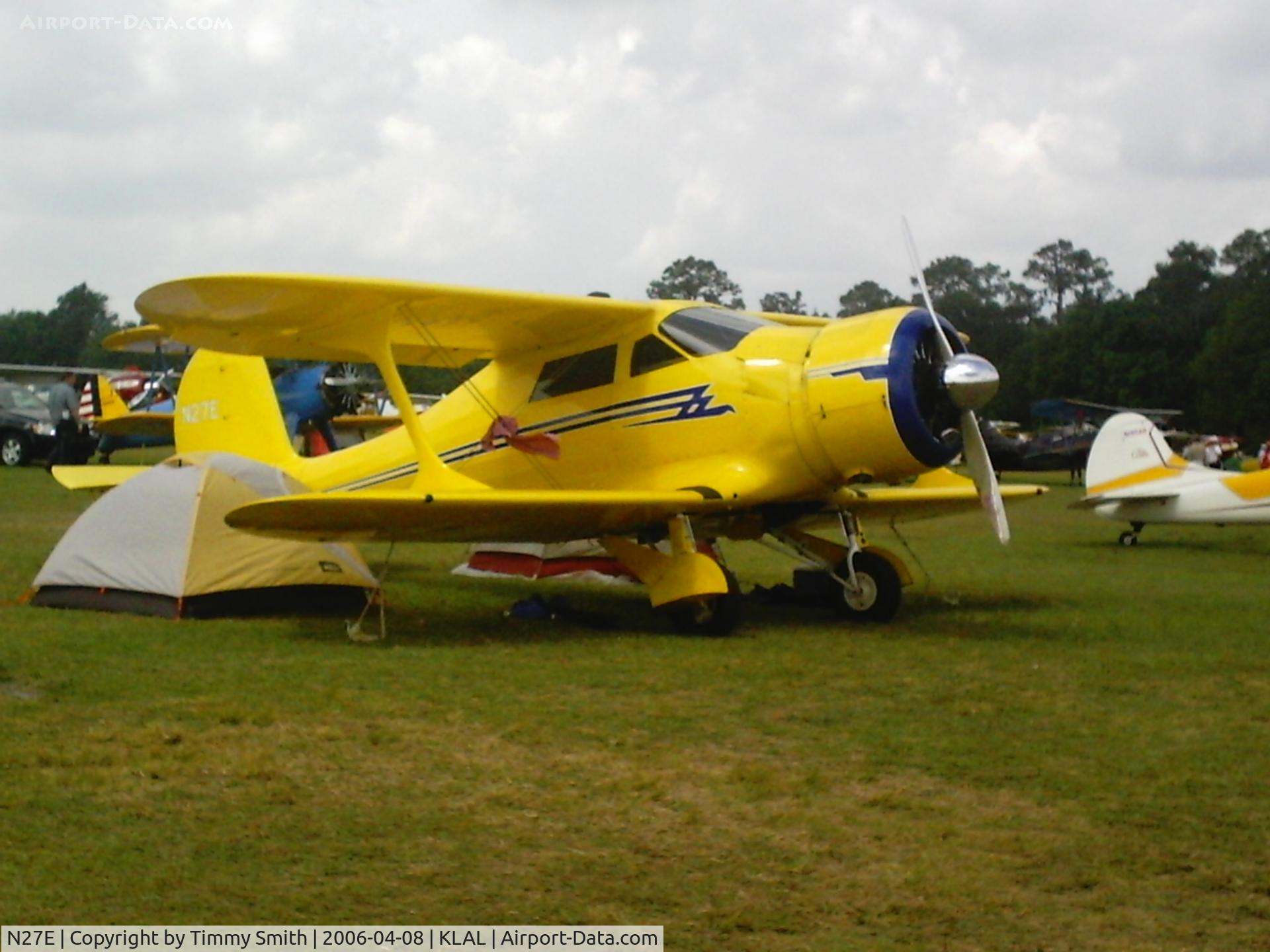 N27E, 1944 Beech D17S Staggerwing C/N 6883, Beechcraft Staggerwing at Sun 'N Fun 2006