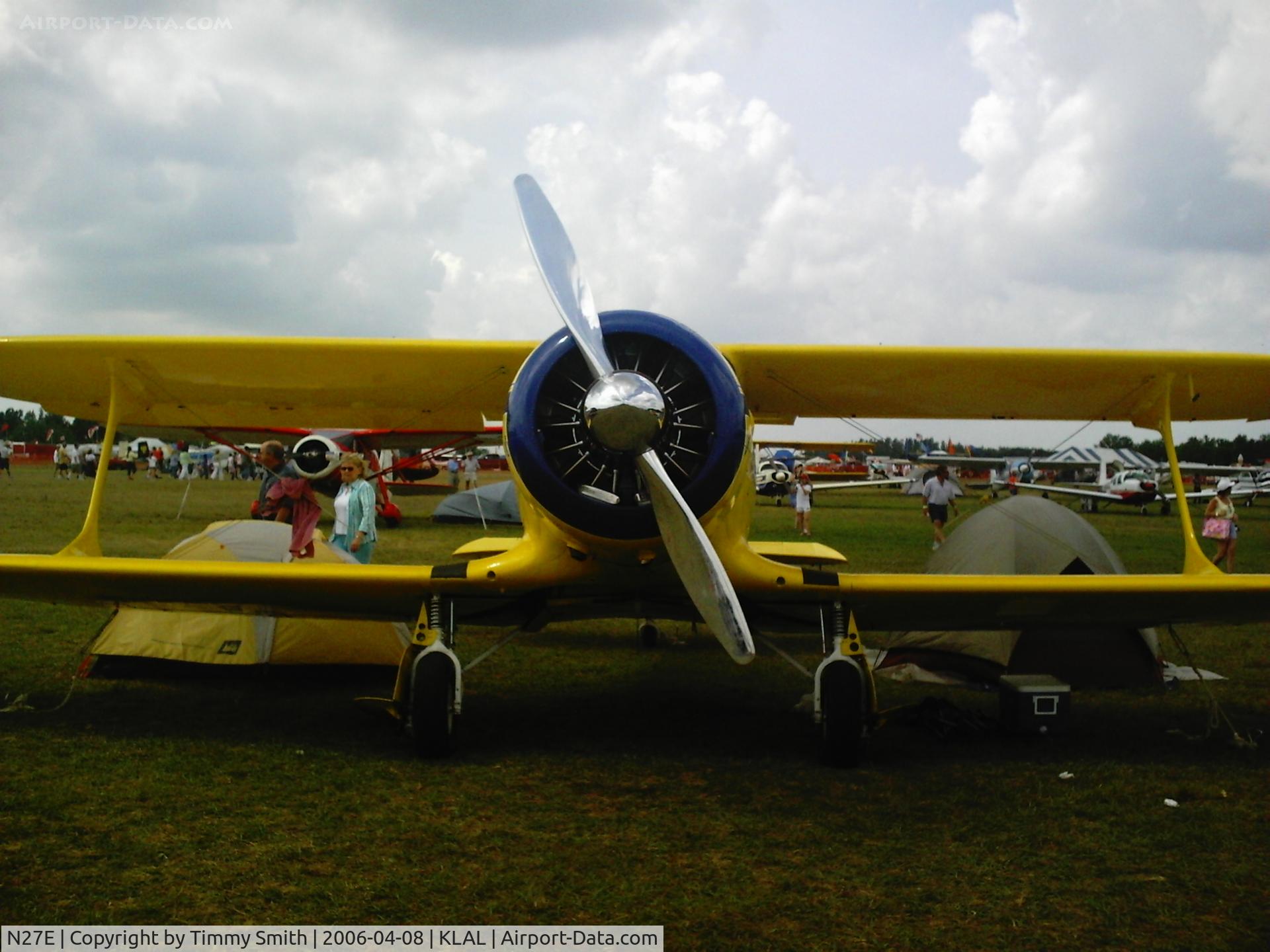 N27E, 1944 Beech D17S Staggerwing C/N 6883, Beechcraft Staggerwing at Sun 'N Fun 2006