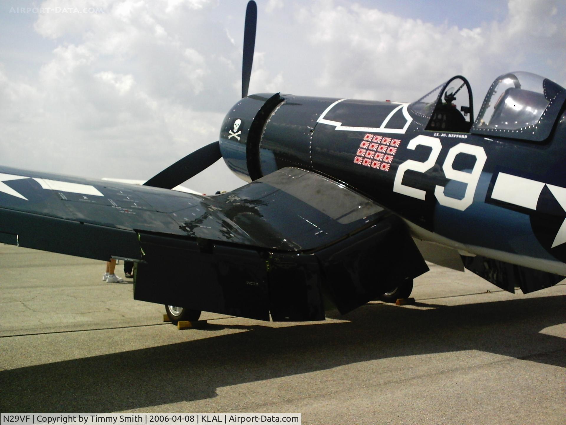 N29VF, 1945 Goodyear FG-1D Corsair C/N 3997, Vought F4U-7 on display at Sun 'N Fun 2006