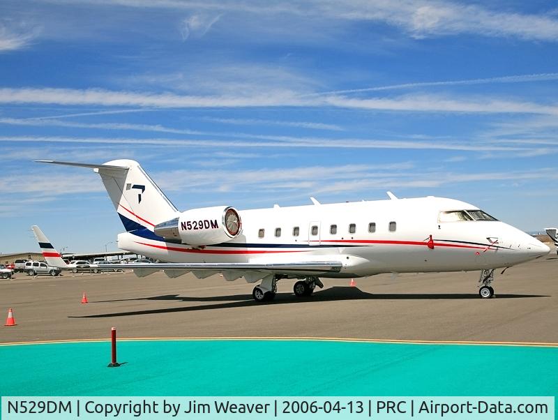 N529DM, 2003 Bombardier Challenger 604 (CL-600-2B16) C/N 5575, Photographed at Prescott, AZ