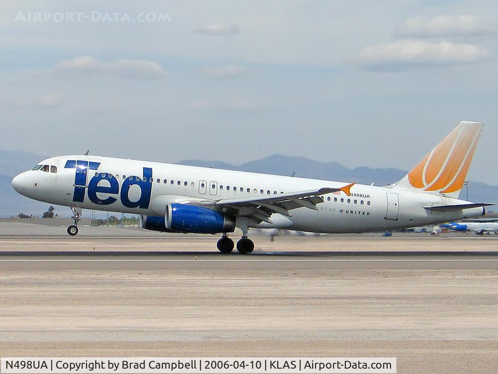 N498UA, 2002 Airbus A320-232 C/N 1865, Ted Airlines / 2002 Airbus A320-232