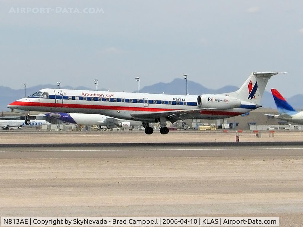 N813AE, 2001 Embraer ERJ-140LR (EMB-135KL) C/N 145539, American Eagle Airlines / 2001 Embraer EMB-135KL