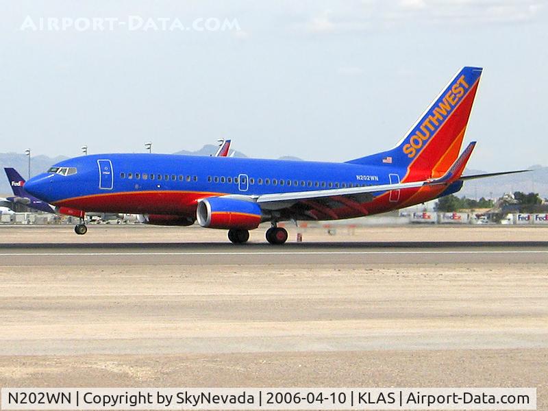 N202WN, 2005 Boeing 737-7H4 C/N 33999, Southwest Airlines / 2005 Boeing 737-7H4