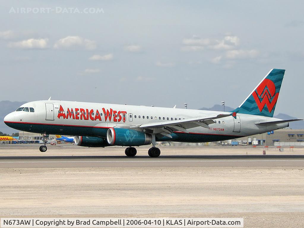 N673AW, 2004 Airbus A320-232 C/N 2312, America West Airlines / Airbus A320-232