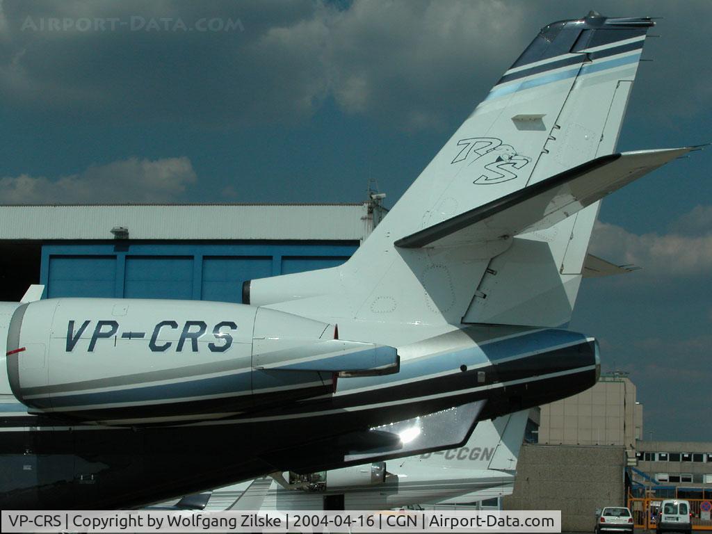 VP-CRS, 2007 Bombardier Challenger 605 (CL-600-2B16) C/N 5739, tail