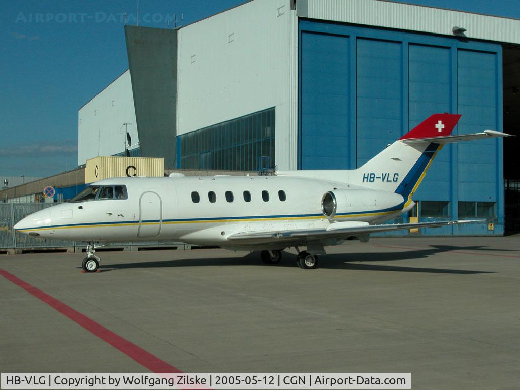 HB-VLG, Raytheon Hawker 800A C/N 258265, visitor