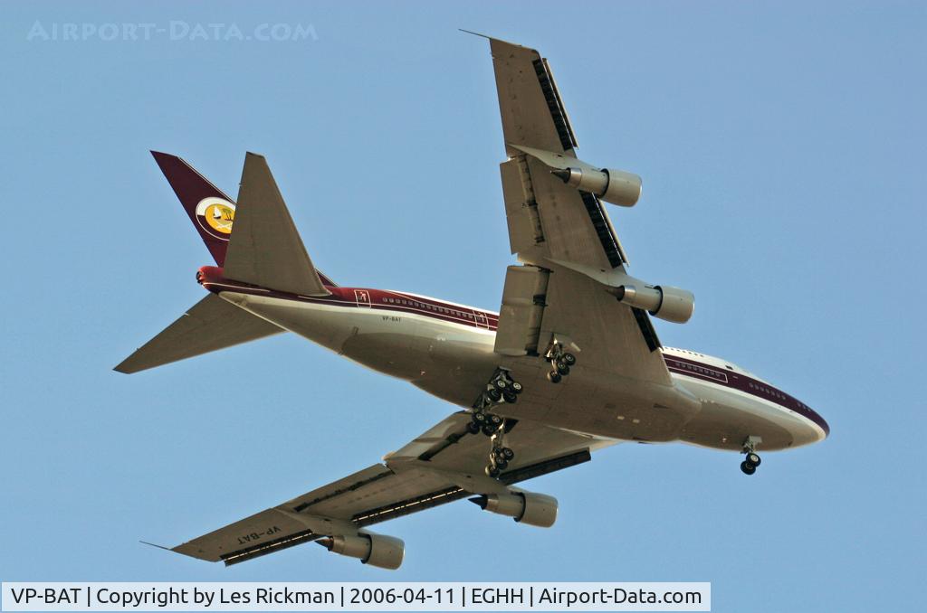 VP-BAT, 1979 Boeing 747SP-21 C/N 21648, Boeing 747 SP