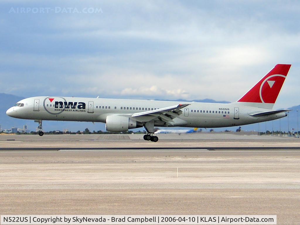 N522US, 1987 Boeing 757-251 C/N 23616, Northwest Airlines / 1987 Boeing 757-251