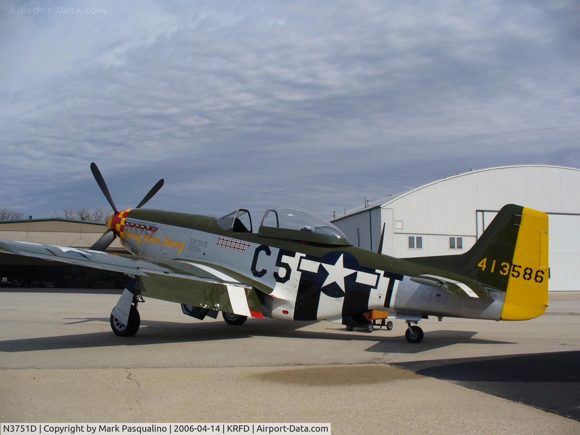 N3751D, 1944 North American P-51D Mustang C/N 122-39665, P-51D
