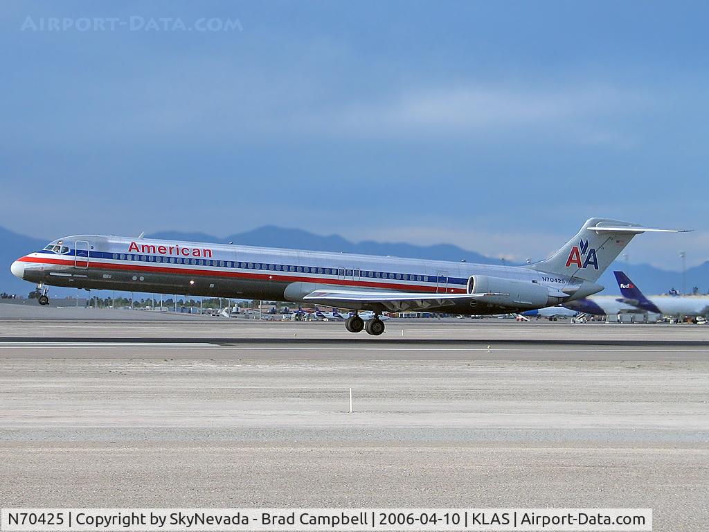 N70425, 1986 McDonnell Douglas MD-82 (DC-9-82) C/N 49337, American Airlines / 1986 Mcdonnell Douglas DC-9-82(MD-82)