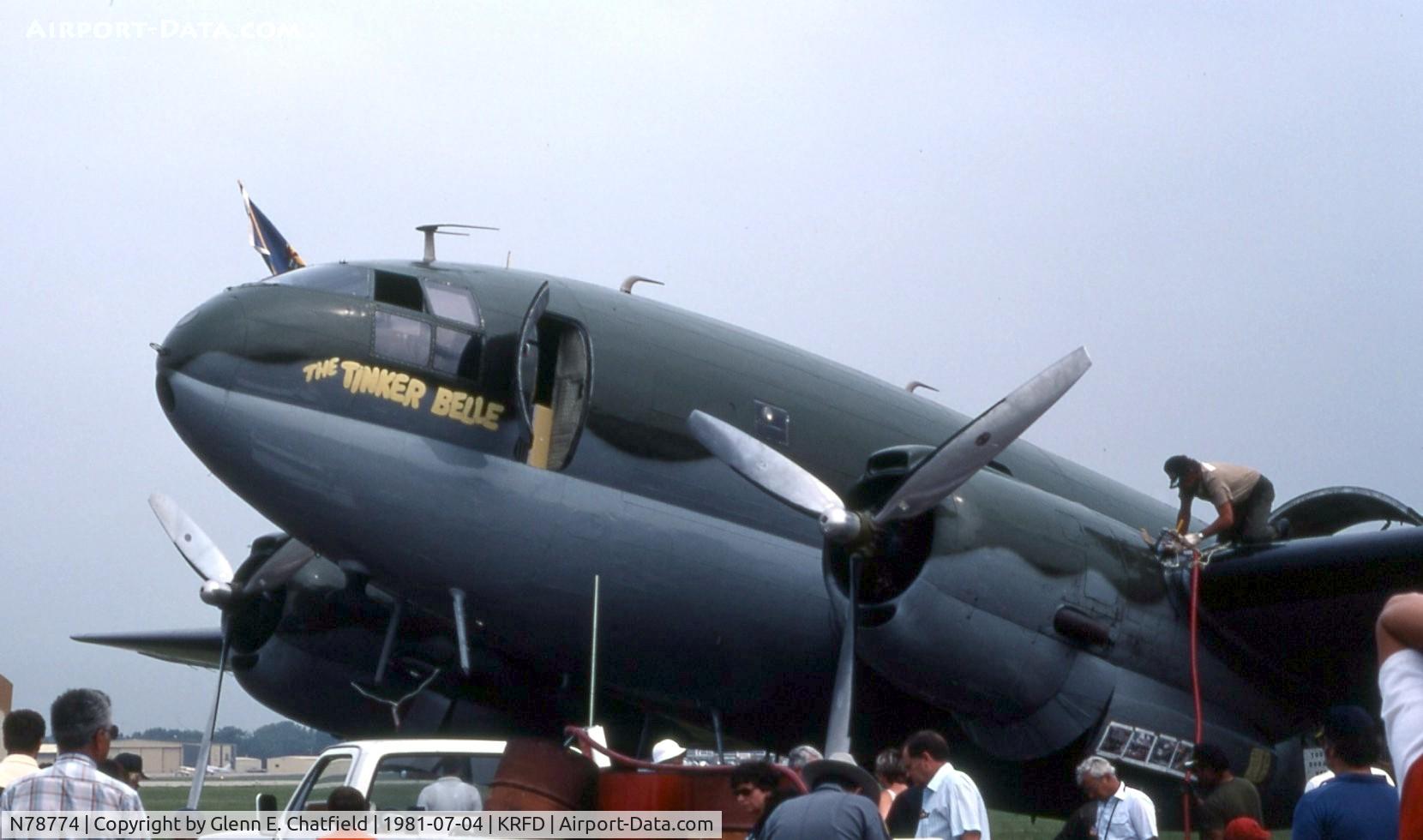 N78774, 1944 Curtiss C-46F Commando C/N 22597, Tinker Belle, C-46F 44-78774