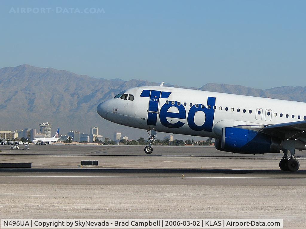 N496UA, 2002 Airbus A320-232 C/N 1845, Ted Airlines / 2002 Airbus A320-232